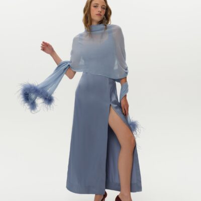 For Love & Lemons Margo Maxi Dress and Shawl Set - Image 1