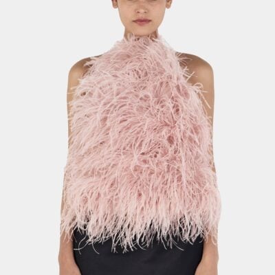 Hansen & Gretel Genie Feather Halter Rose - Image 1