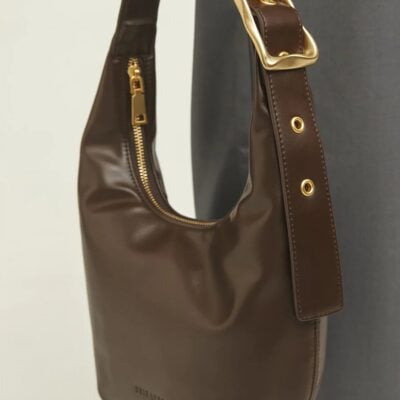 Hansen & Gretel Everyday Croissant Bag Chocolate - Image 2