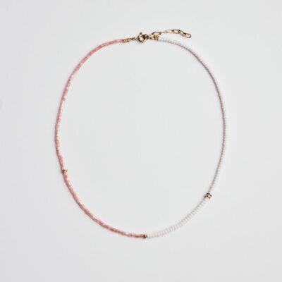 Hansen & Gretel Athena + Co Reflects Necklace Peach - Image 1