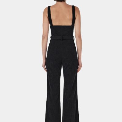 Hansen & Gretel Ziggy Corduroy Jumpsuit Black - Image 2
