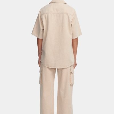 Hansen & Gretel Xander Denim Shirt Sand - Image 2