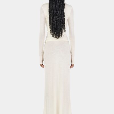 Hansen & Gretel Vinny Wool Long Sleeve Ivory - Image 2