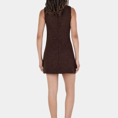 Hansen & Gretel Vanessa Mini Dress Nutmeg - Image 2
