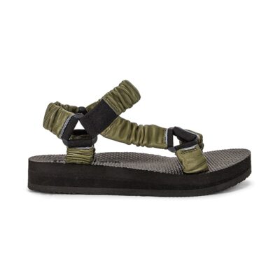 Hansen & Gretel Trekky Sandals Dark Green - Image 1