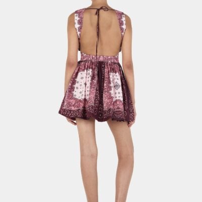 Hansen & Gretel Tessa Mini Dress Barbera Tile - Image 2