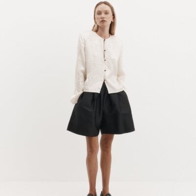 Harris Tapper Voluminous Short in Silk Taffeta - Image 2