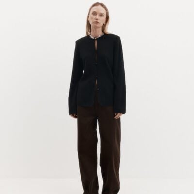 Harris Tapper Violetta Cardigan in Wool Cashmere - Image 2