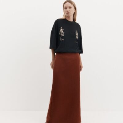 Harris Tapper Tilda Skirt in Satin Faille - Image 2