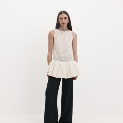 Harris Tapper Sirius Top in Knit Lace - Image 2