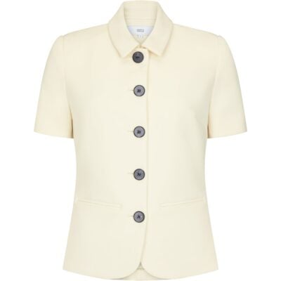 Harris Tapper Short Sleeve Bardot Blazer - Image 1