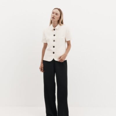 Harris Tapper Short Sleeve Bardot Blazer - Image 2