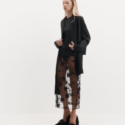 Harris Tapper Saul Top in Silk Satin - Image 2