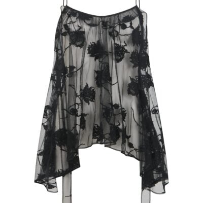 Harris Tapper Park Top in Embroidered Tulle - Image 1