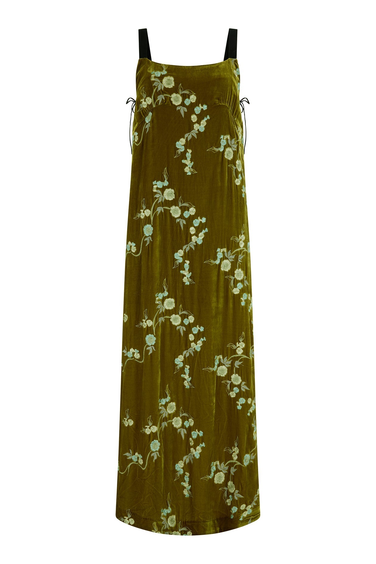 Harris Tapper Pairo Dress in Embroidered Velvet - Image 1