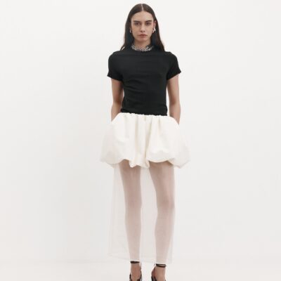 Harris Tapper Macy Skirt in Washed Cotton - Image 2
