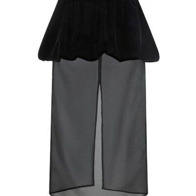 Harris Tapper Macy Skirt in Velvet - Image 1