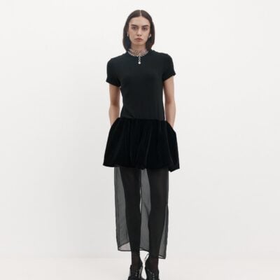 Harris Tapper Macy Skirt in Velvet - Image 2