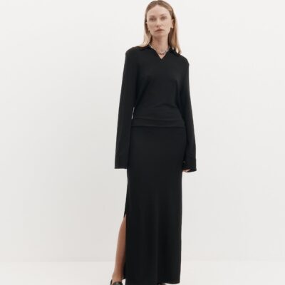Harris Tapper Lyle Dress in Drape Jersey - Image 2