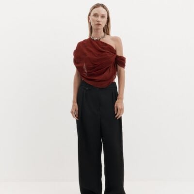 Harris Tapper Lucille Top in Silk Georgette - Image 2