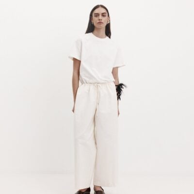 Harris Tapper Lou Trouser in Washed Cotton - Image 2