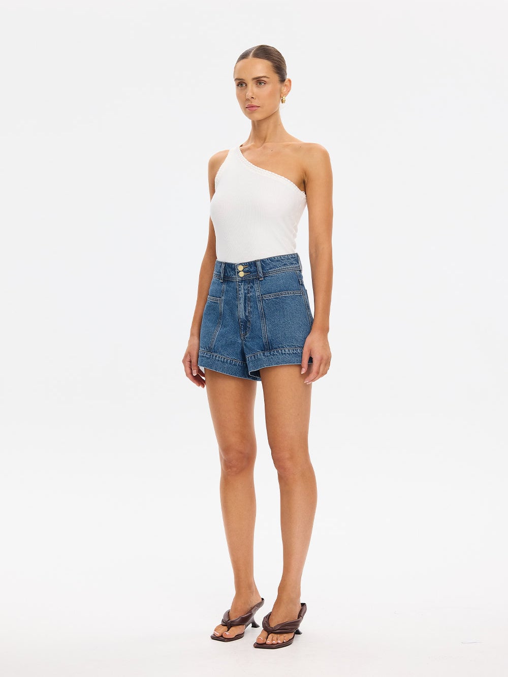 MNKIV140826203902048_2 Kivari Rita Denim Short - Image 2