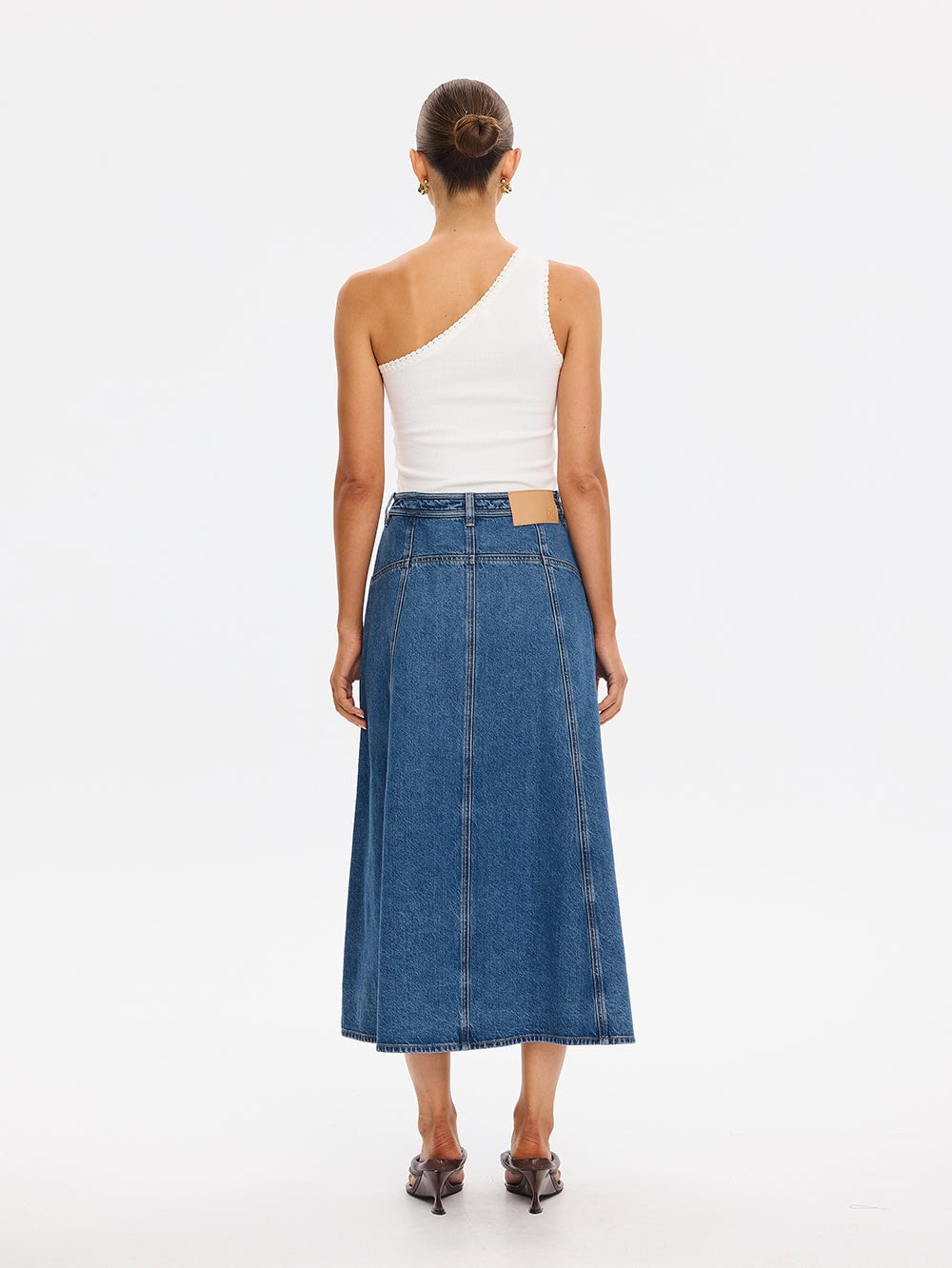 MNKIV140826203902049_3 Kivari Rita Denim Midi Skirt - Image 3