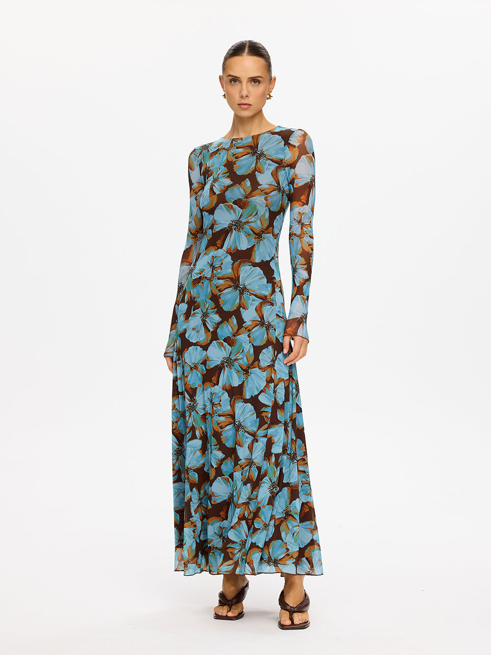 Kivari Nieve Mesh Maxi Dress - Image 1