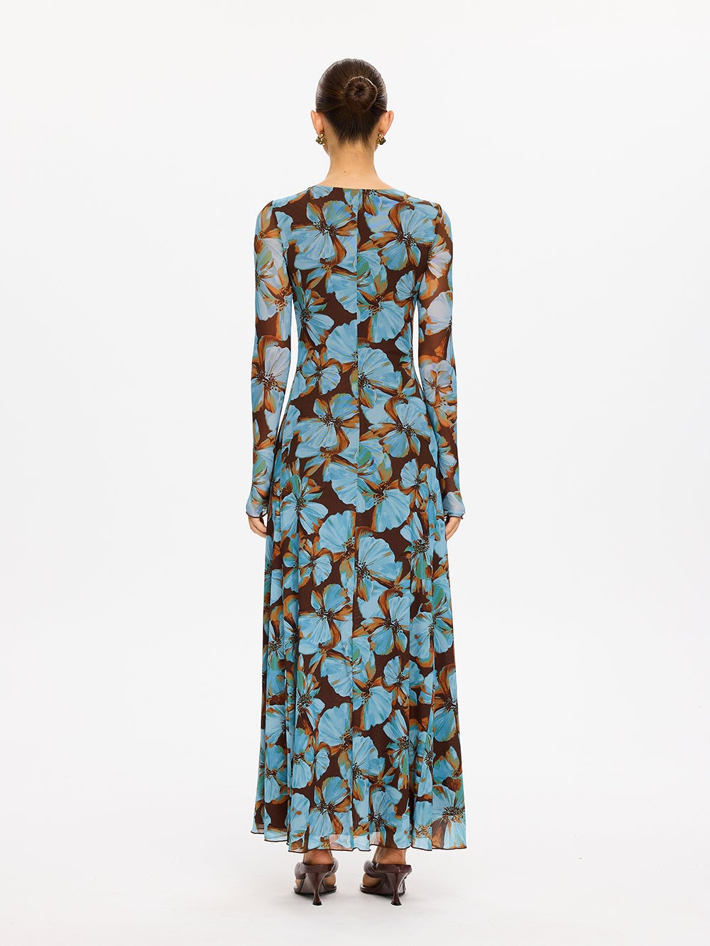 MNKIV140826203902055_3 Kivari Nieve Mesh Maxi Dress - Image 3