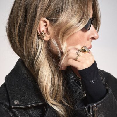Ksubi Stakked Ear Cuff Set Gold - Image 2