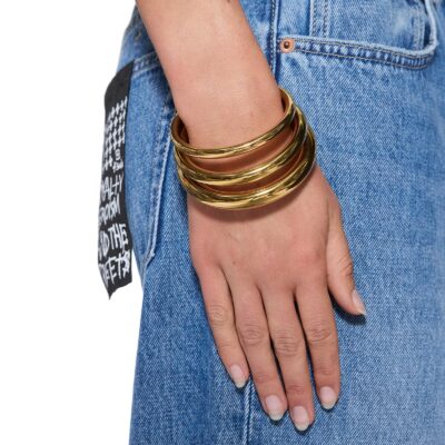 Ksubi Stakked Bangle Set Gold - Image 2