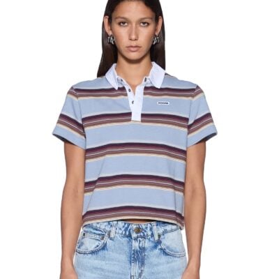 Ksubi Sott Shrunken Polo Multi Stripe - Image 1