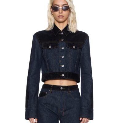 Ksubi Slim Trucker Jacket Vixen Spliced - Image 1