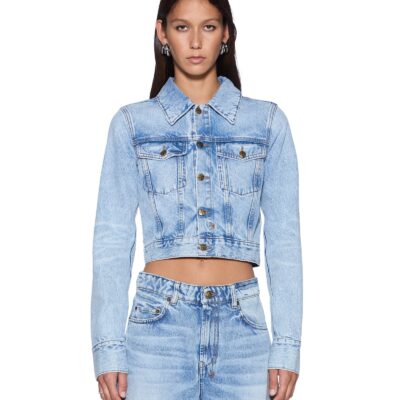 Ksubi Slim Trucker Jacket Flight Blue - Image 1