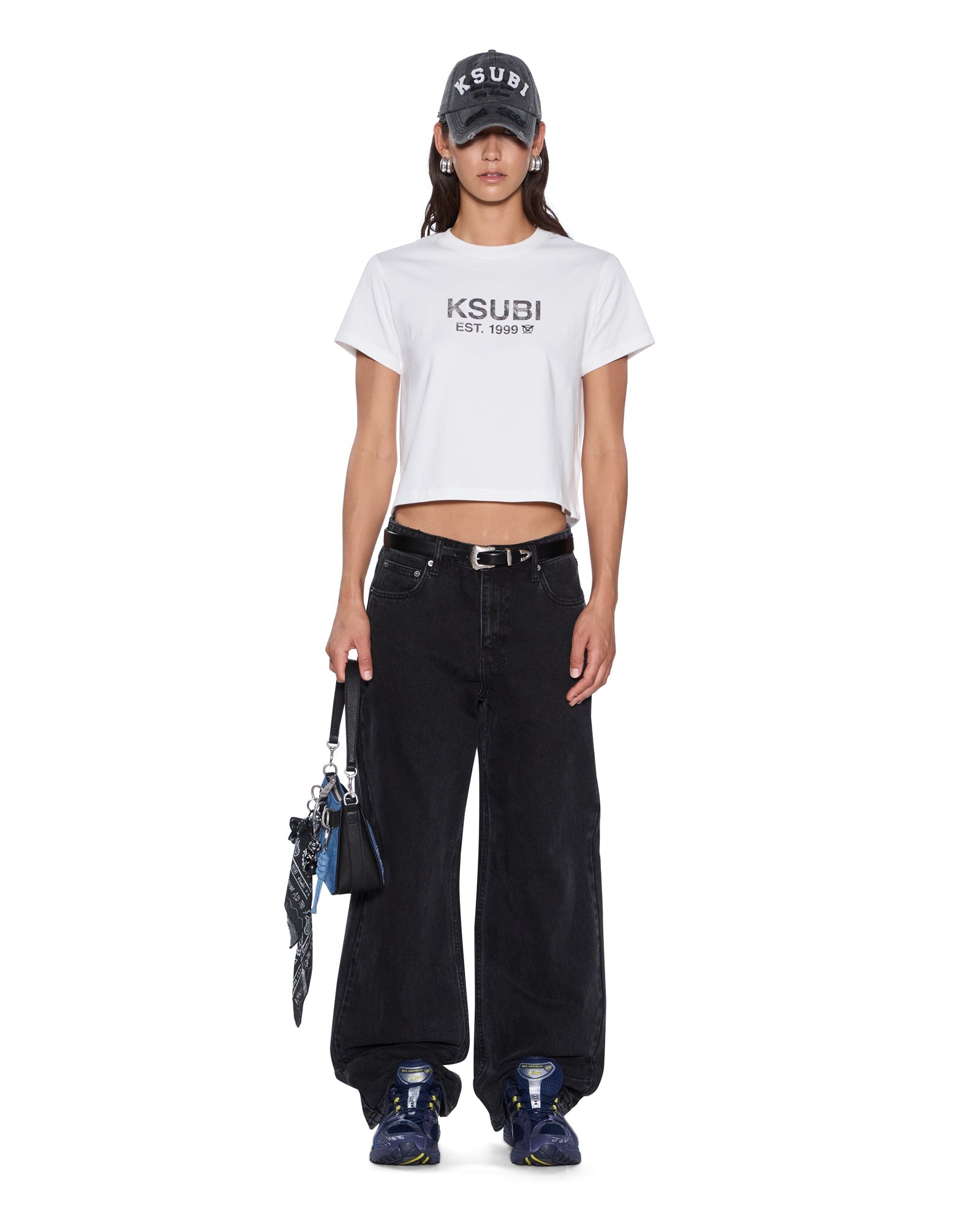 MNKSB140826190415025_2 Ksubi Shrunken SS Tee Vintage White - Image 2