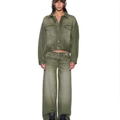 Ksubi Relax Trucker Jacket Militant Green - Image 2