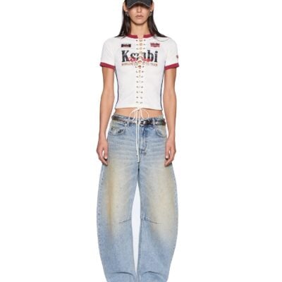 Ksubi Raceway Shrunken Jersey Off White - Image 2