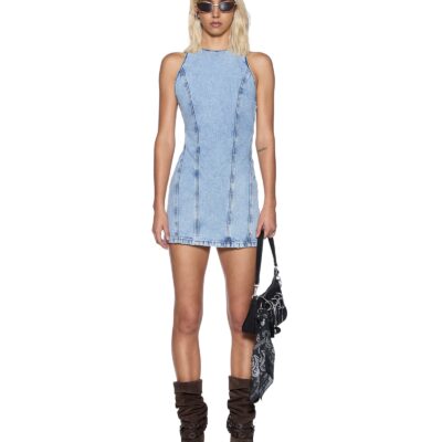 Ksubi Phillipa Dress Flight Blue - Image 1