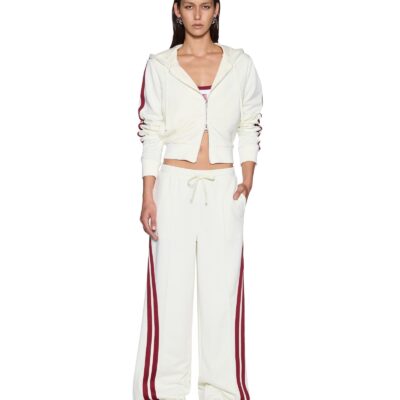 Ksubi Origin Trackpant Off White Burgundy - Image 2