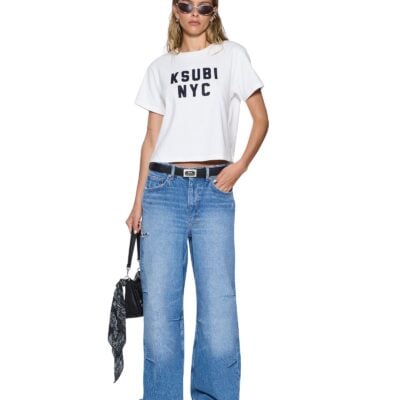 Ksubi Nyc Shrunken SS Tee White - Image 2