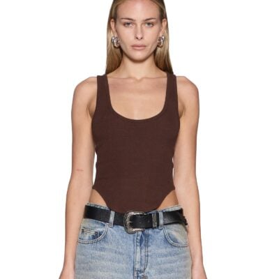 Ksubi Muse Tank Chocolate - Image 1