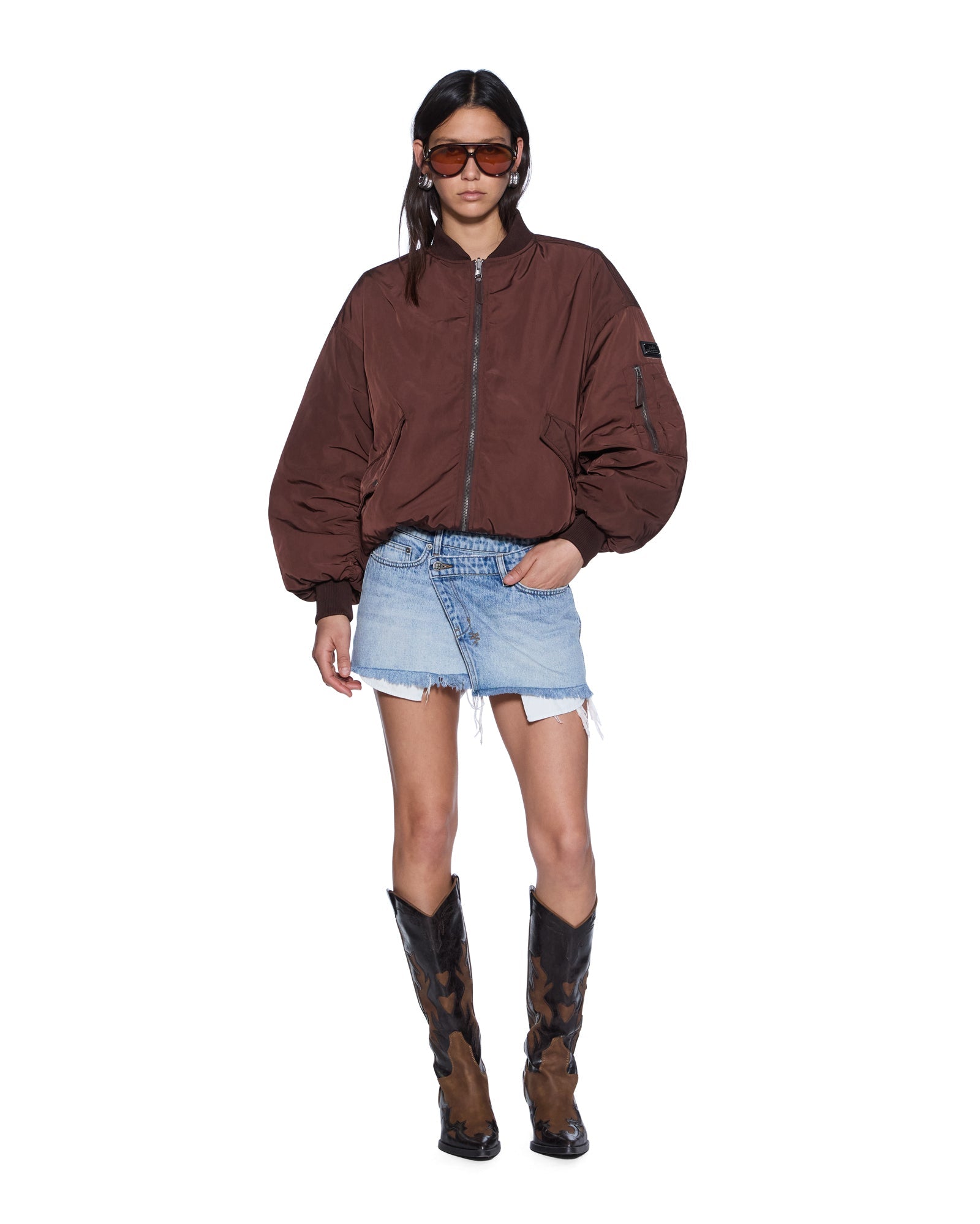 MNKSB140826190415071_2 Ksubi Micro Mini Rap Skirt Vapour - Image 2