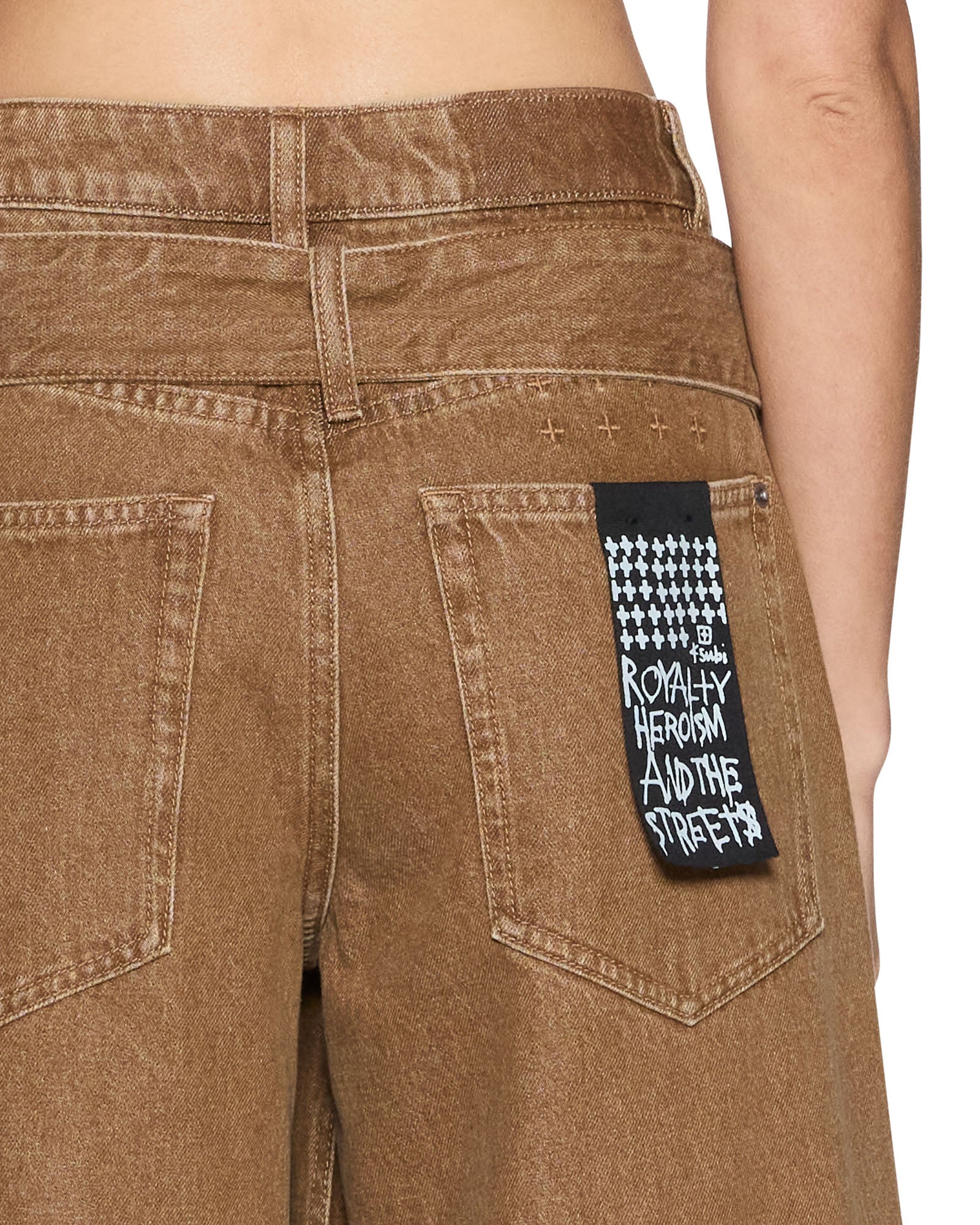MNKSB140826190415090_3 Ksubi Lax Jean Belted Rider Brown - Image 3