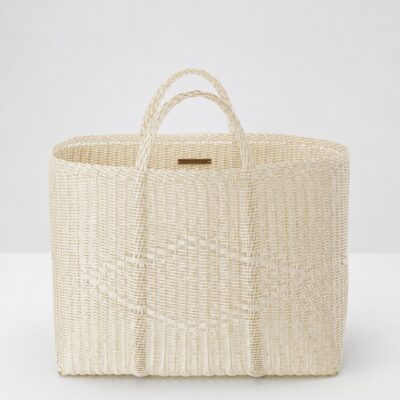 Lee Mathews XL Handwoven Tote Basket - Image 1