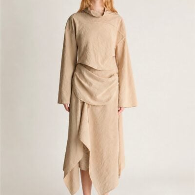 Lee Mathews Unity Silk LS Top - Image 1