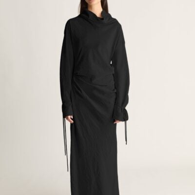 Lee Mathews Unity Silk LS Dress - Image 1