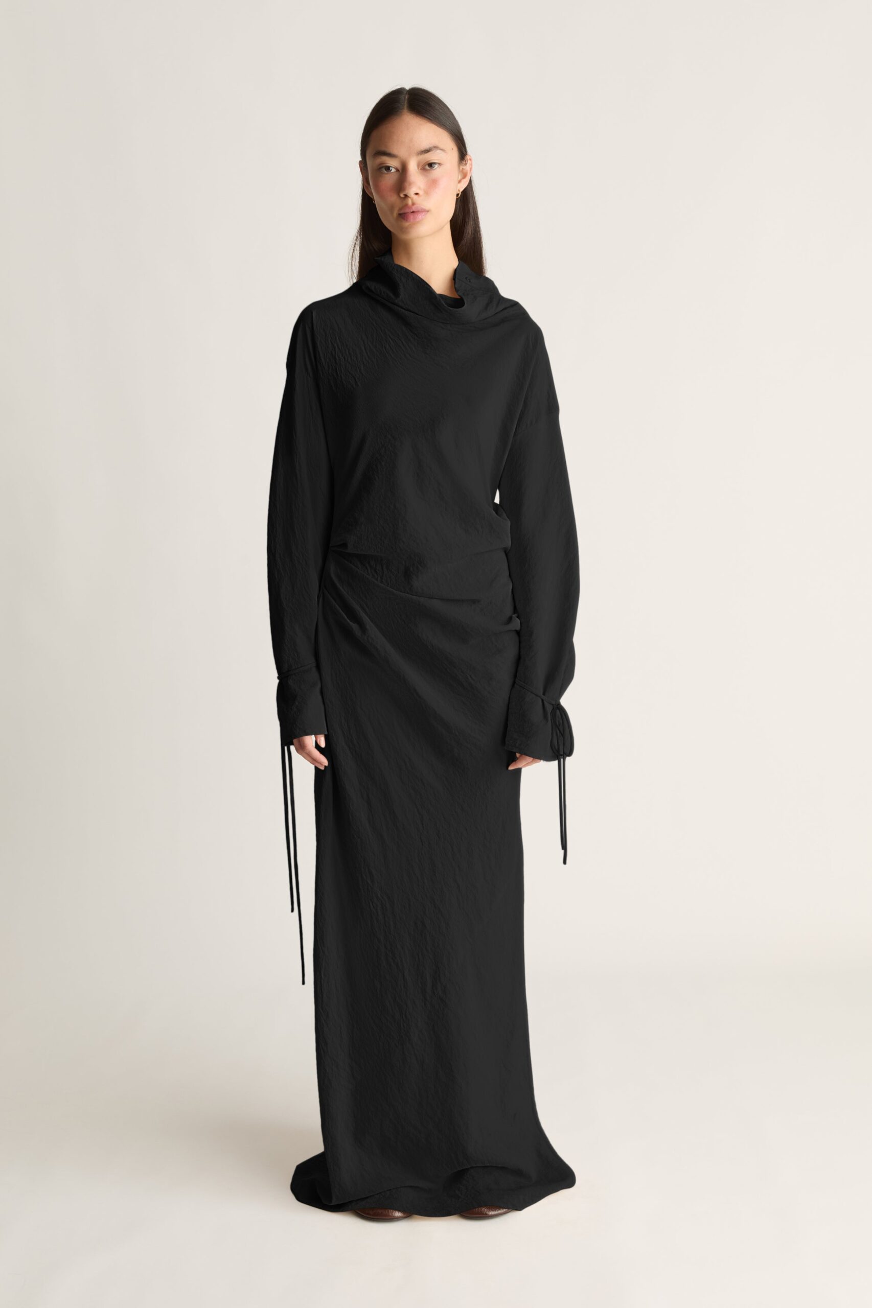 Lee Mathews Unity Silk LS Dress - Image 1