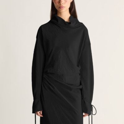 Lee Mathews Unity Silk LS Dress - Image 2