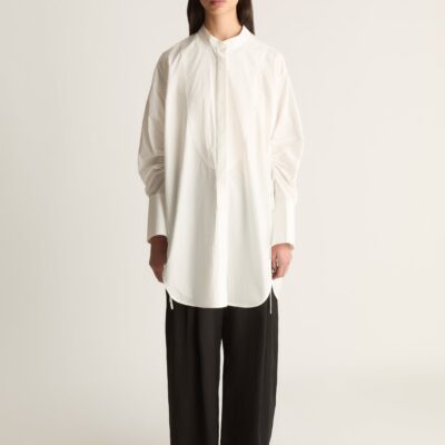 Lee Mathews Talbert Gathered Shirt - Image 1