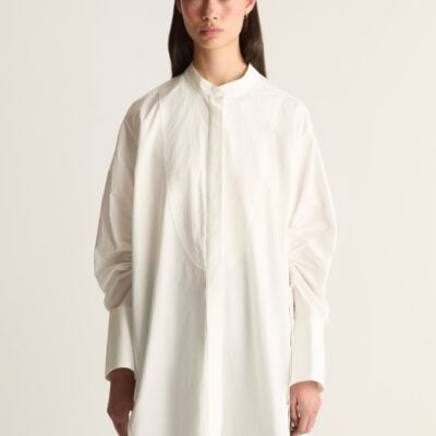 Lee Mathews Talbert Gathered Shirt - Image 2